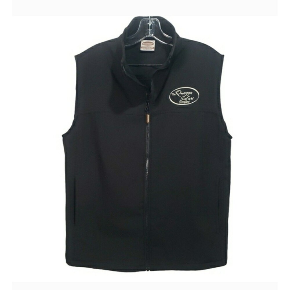 RUGGEDWEAR Black Vest Lined Pockets Zipper | Medium
